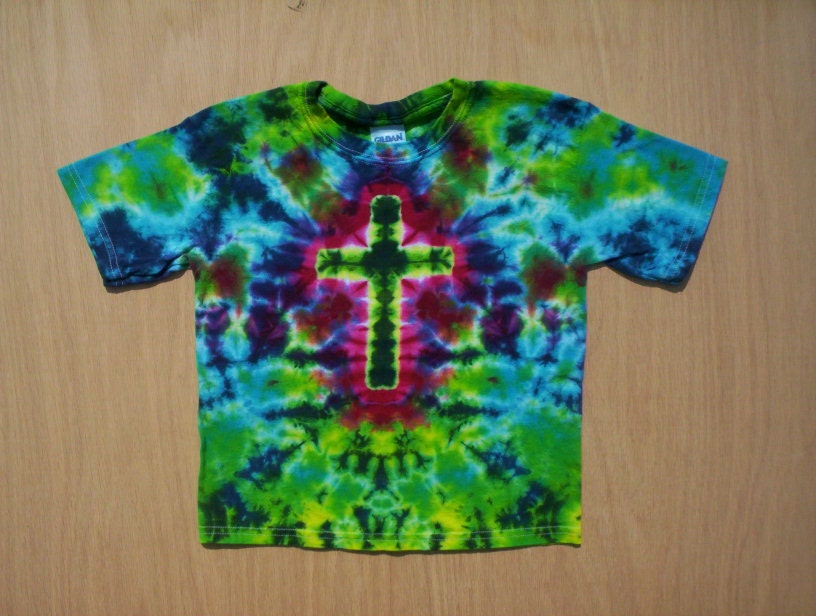 Youth Medium Cross Tie Dye