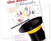 Magic Birthday Party Invitation