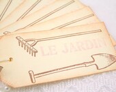 Gardening Gift Tags Paris Market Le Jardin