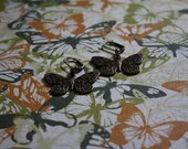 Brass Butterfly Earrings