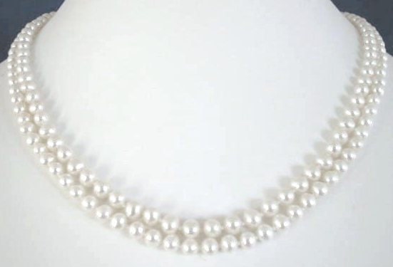Pearl Necklace-double strand