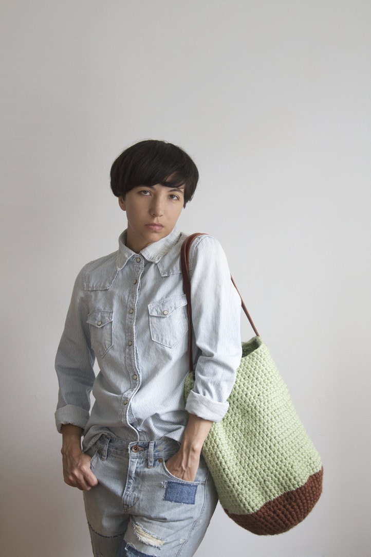 NEW The Cottage Tote in Mint Chocolate Chip