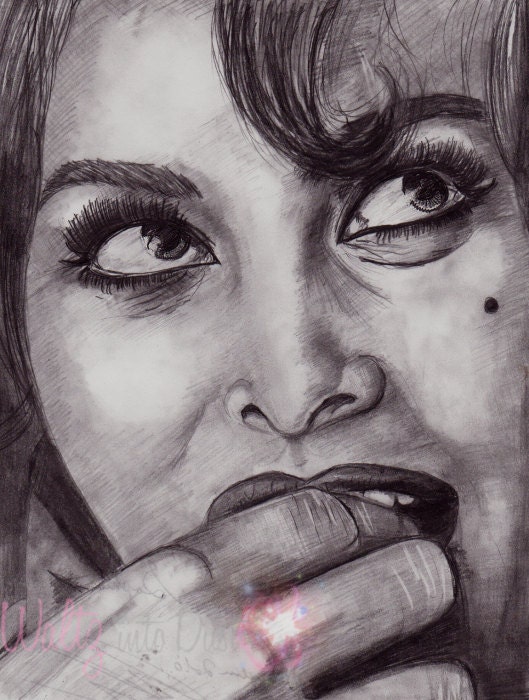 Sophia Loren Face Study 8x10 (PRINT)