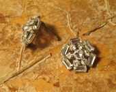 Earrings from the 60's Bezel Set