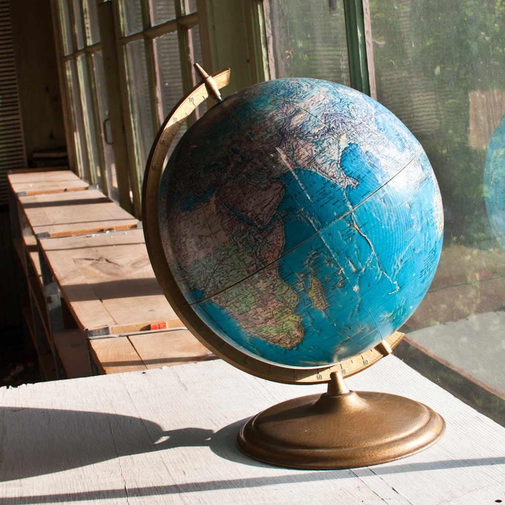 Vintage Globe Retro Home Decor