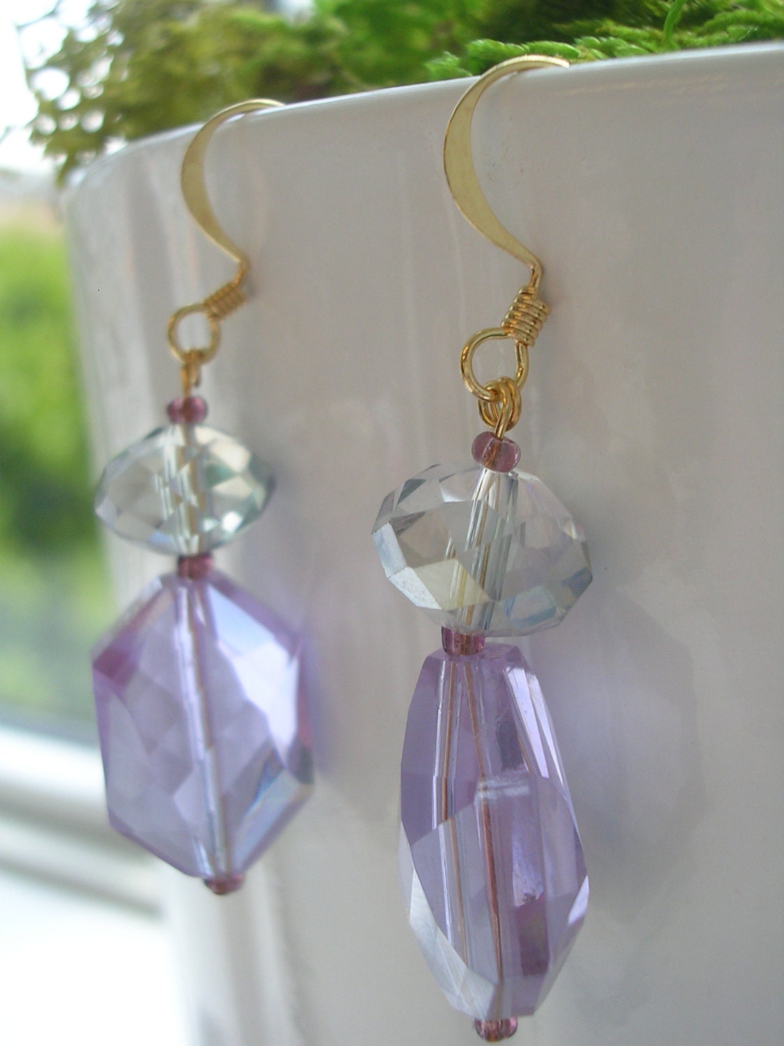 Handmade Glamorous Crystal Earrings