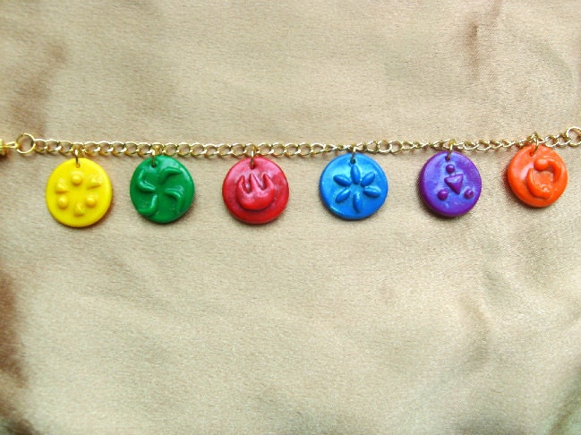 Legend of Zelda Ocarina of time Medallion Pendant Bracelet