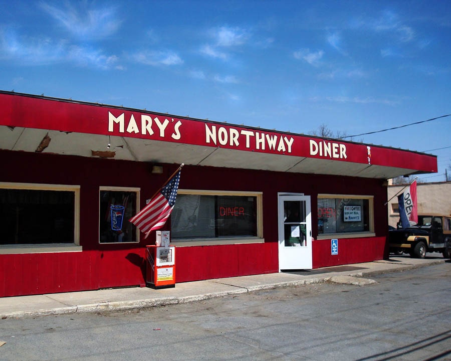 Red Diner 8X10 print travel photography Americana roadside attractions