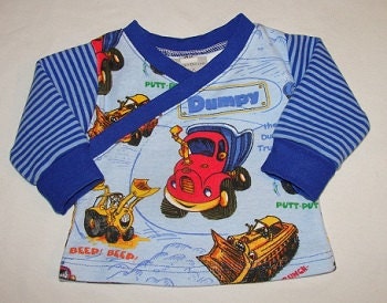 Dumpy The Dumptruck Newborn Pants and Shirt  Infant Layette Set