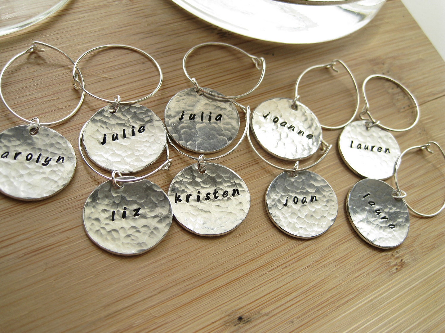 Wine Charms Silver 14 - No This Is Your Drink - 14 Silver Customizable Wine Charms by Marley Jane Mother Mother's grandmother day mom