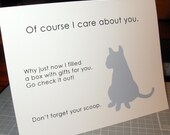Funny cat card - friends, animal lovers, thank you (WG162)