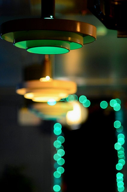Green Lights - 8 x 12