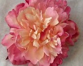 Pink Peony Hair Flower Clip & Pin