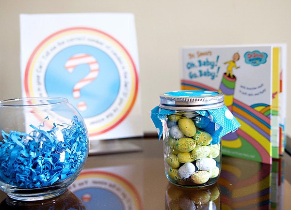 DR SEUSS Inspired Guessing Game SIGN - Dr Seuss Guessing Game Poem Sign