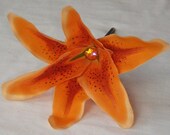 Orange Lily Hair Stick
