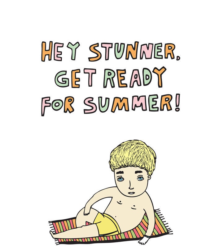 Greeting Card - Hey Stunner Get Ready For Stunner