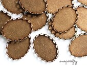 6pc 25x18mm lace edged antique brass ox setting SET042-25x18mm-AB
