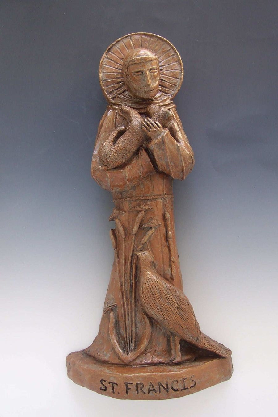 St. Francis, Patron of Nature: Handmade Statue