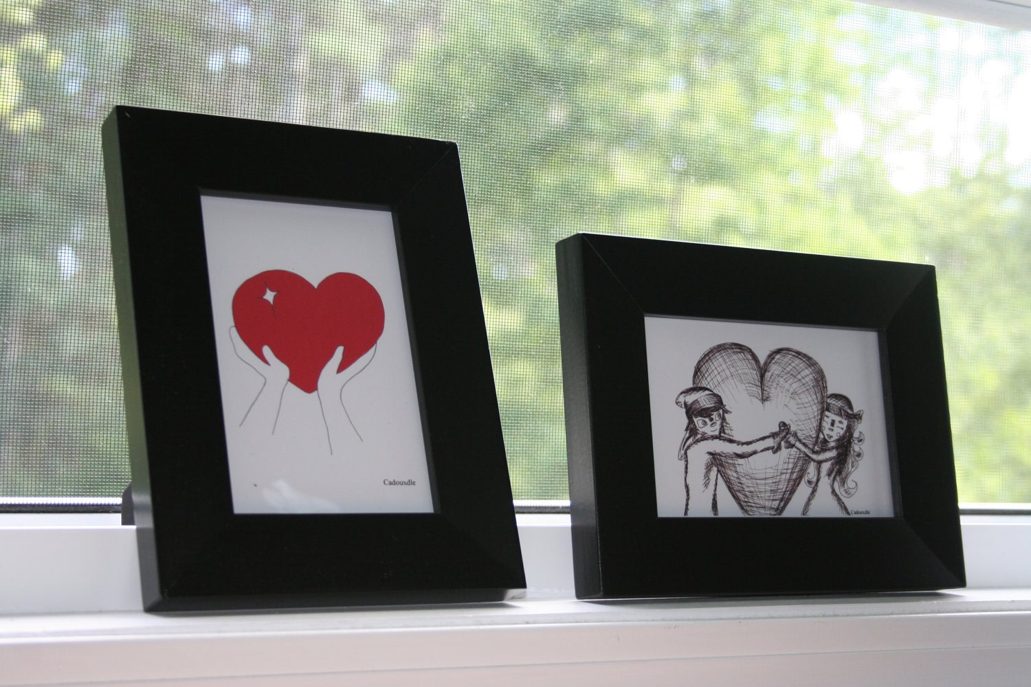 Heart Warming 4x6 print Comes Framed