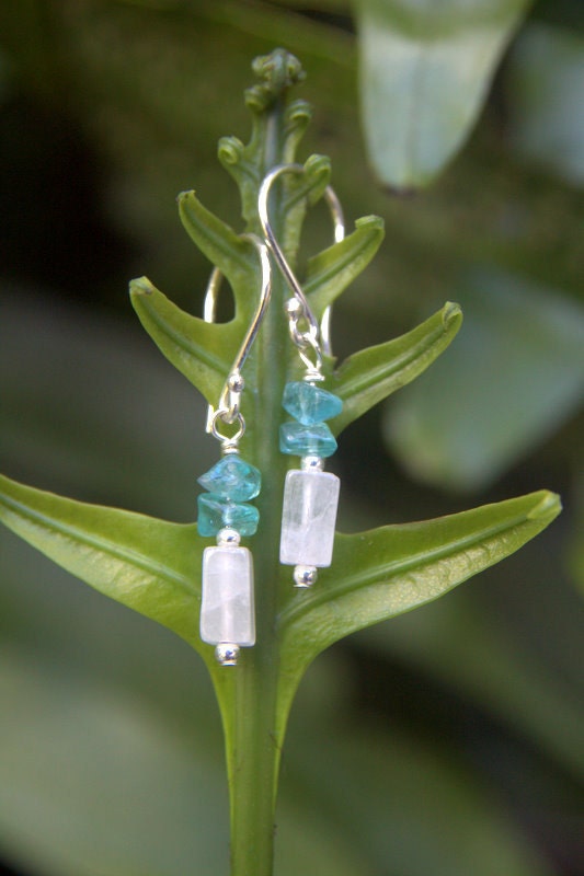 Apatite & Rose Quartz Earrings