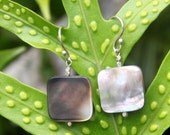 Black Lip Oyster Shell Earrings