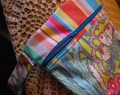 Large Amy Butler wet bag with wrist strap
