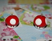 Nintendo Mario Red Super Mushroom Charms
