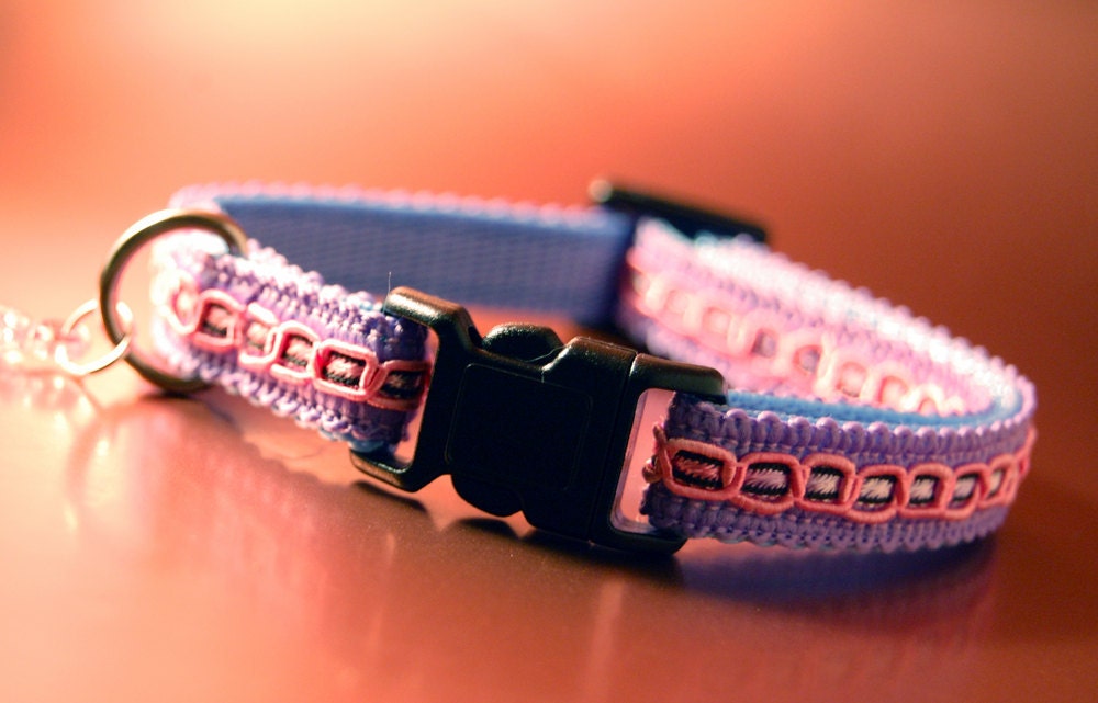 Indian Style Breakaway Cat Collar with Fish Charm