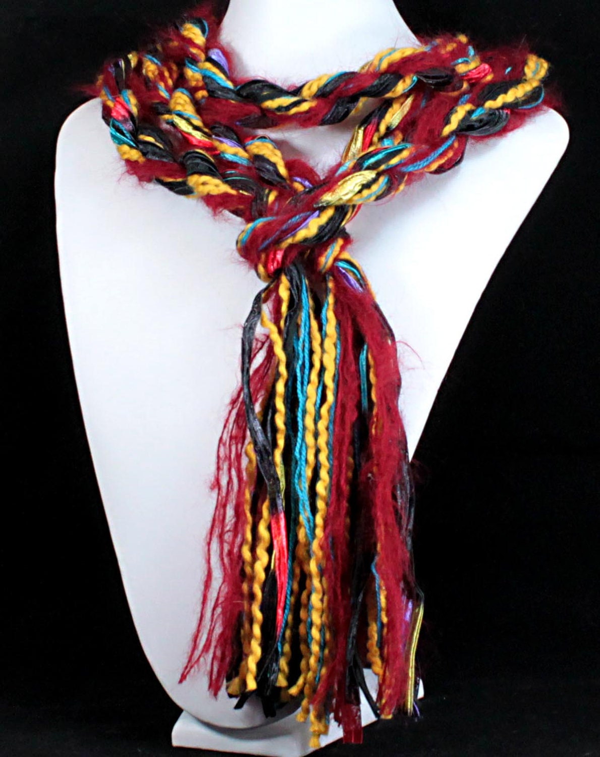 Scarf - Northern Lights - Alpaca, Silk, Wool, Organic Cotton, Soy and Bamboo Luxury