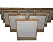 SET of 7 Xl PERSONALIZED WEDDING Photo Blocks - Custom Table Numbers-Centerpieces-Place Cards-Favors