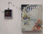 ordering the studio mess, original painting