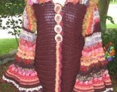 Crocheted Sweater Dream Coat, Reserved