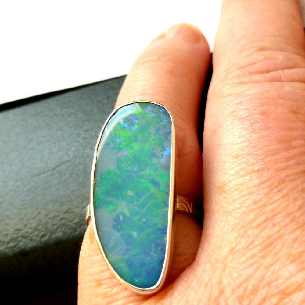 Long Opal Ring