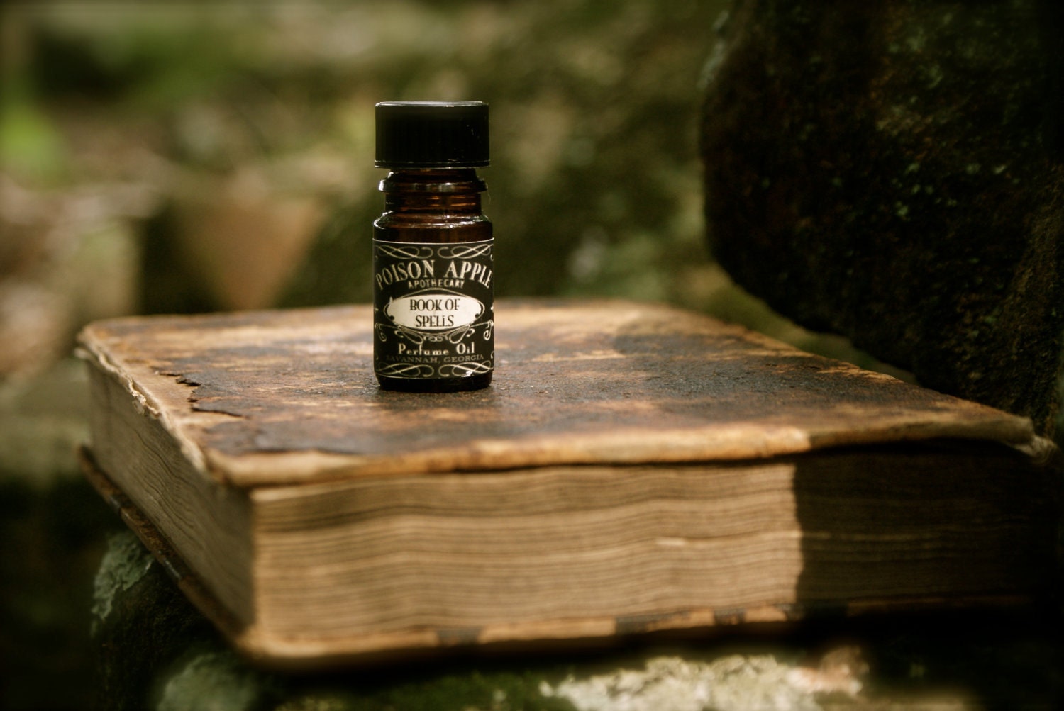 Perfume Oil 5ml: BOOK OF SPELLS tm (leather, aged paper, timber) by Poison Apple Apothecary
