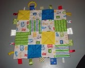Construction Themed Taggie Blankie