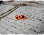 6mm Amber Owl or Troll Safety Eyes for Plush Stuffed Animals 10 Pieces
