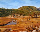 Landscape Painting - Estes Park Colorado - 11 X 14 Gicl&Atilde;&copy;e Print