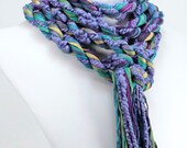 EcoCessory Skinny Scarf - Vineyard - Super Long - Organic Cotton, Bamboo and Soy