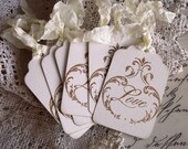 Wedding Tree Love Wish Tags/Gift Tags by avintageobsession on etsy