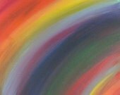 ABSTRACT original 12x16 acrylic painting- Positive Energy