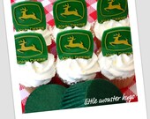 John Deere Cupcake Toppers & Baking Cups (24) Licensed Merchandise