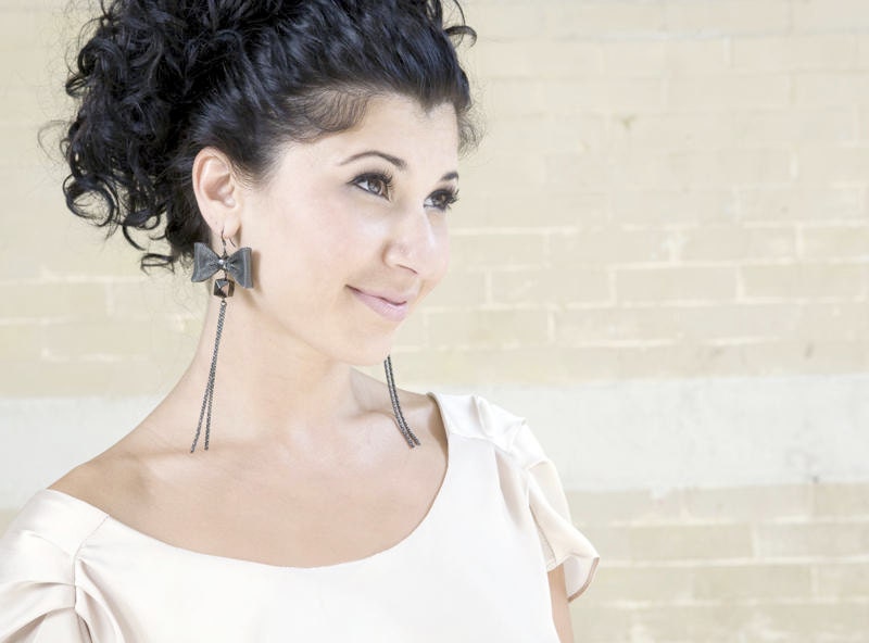 Studded Bow Tie earrings