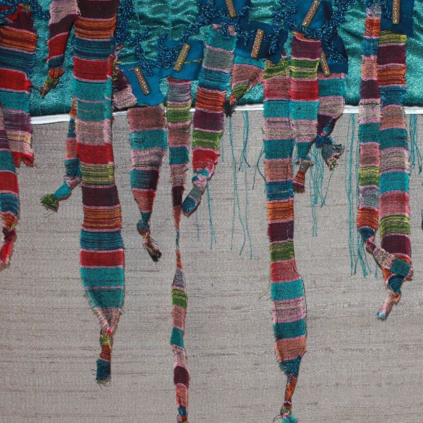 Beaded Textile Art - Festivus