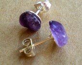 Amethyst Stud Earrings