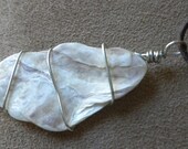 Shell Pendant and Leather