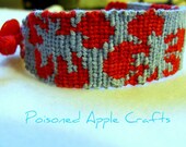 Hawaiian Flowers Friendship Bracelet MADE TO ORDER