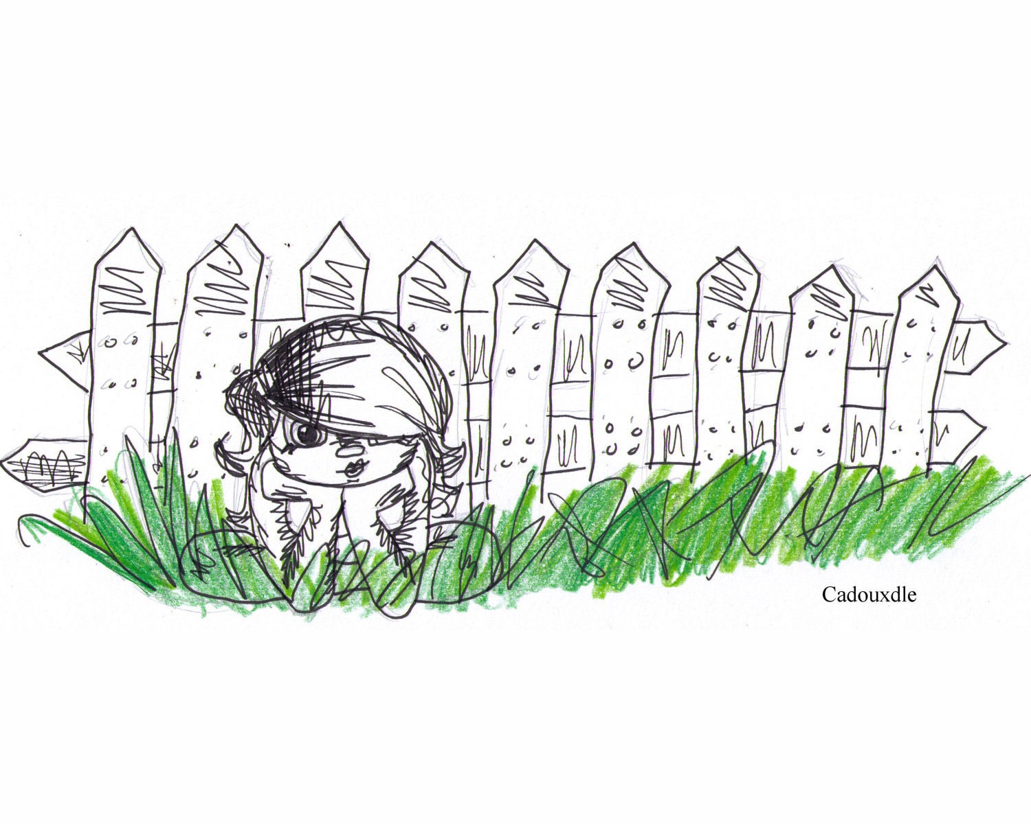 It's Always Greener on my Side 8x10 print