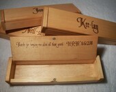 Personalized Wooden Gift Box  Small Rectangle