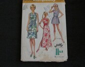 Simplicity Dress Pattern from the Seventies but Current Style of Today
