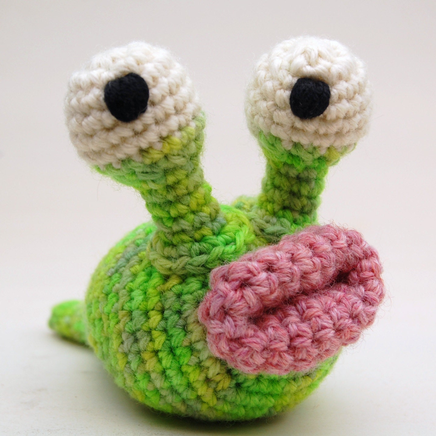 Crochet Garden Slug Amigurumi Plush Toy Pattern